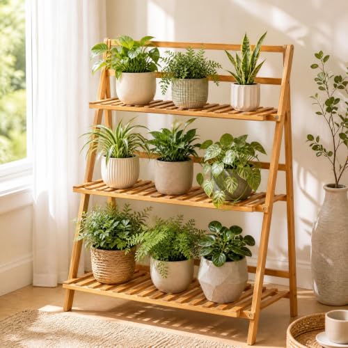 Bamboo Plant Stand