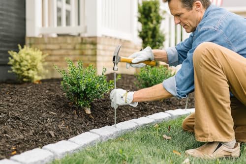 Landscape Edging (1-Pack (4 FT) / Greystone)