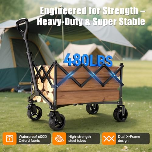 Collapsible Wagon Cart (480LBS)
