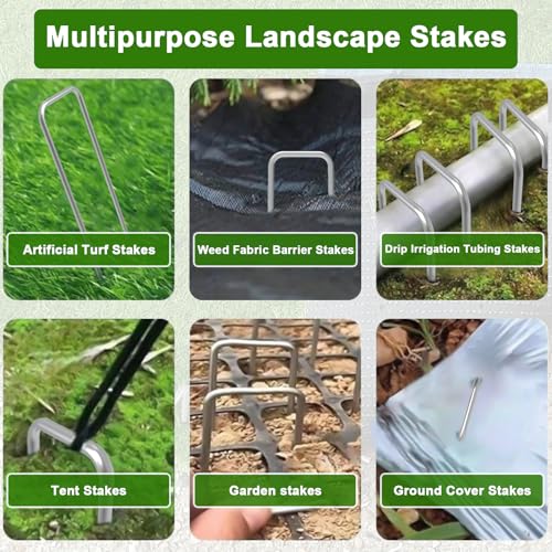 Landscape Staples 6 Inch Galvanized Anti (100 Count)