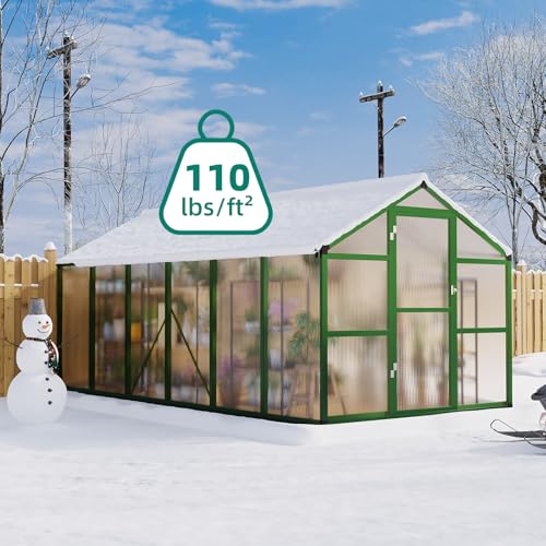 8x12 FT Greenhouse (Green / 8x12 FT)