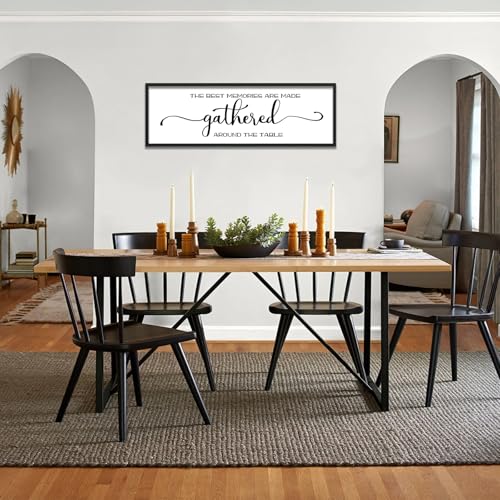 The Best Memories Are Made Gathered Around The Table Wall Decor (The Best Memories Are Made Gathered Around The Table / 16"x48")