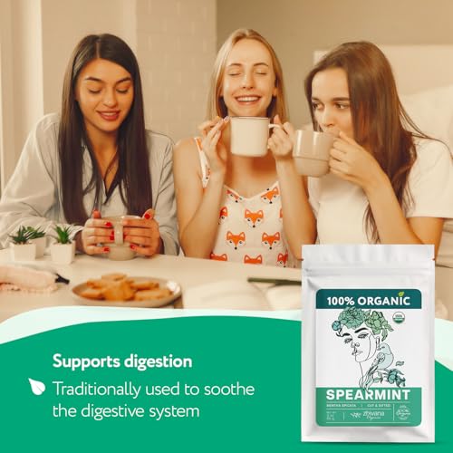 Organic Spearmint Tea Loose Leaf 3 oz (3 oz)