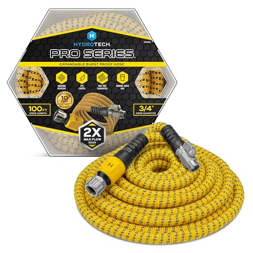 Pro Series 100 ft Max Flow Garden Hose (100 Feet)