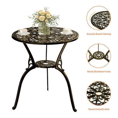 Patio Bistro Set of 2 (Butterfly / Golden Bronze)