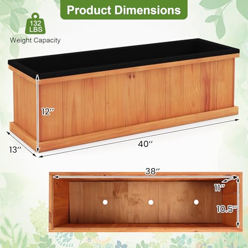Raised Garden Beds (Orange / 40"x13"x12")