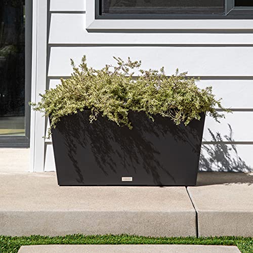 Pure Series Midori Planter (Black / 39 inch)