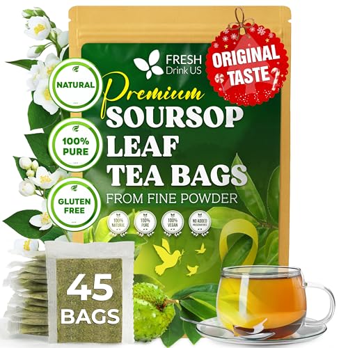 Soursop Graviola Leaf Tea (45 Tea Bags)