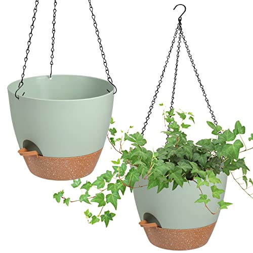 Hanging Planters for Indoor Outdoor Plants (2 Count)
