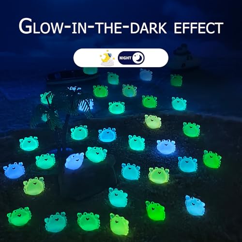 70 Pcs Mini Resin Crab Figurine Bulk Mini Crab Figurine Cake Decorations Cute Miniature Resin Sculpture Ornament Micro Landscape Office Garden Desk Party Tabletop Decor (Crab-70p)