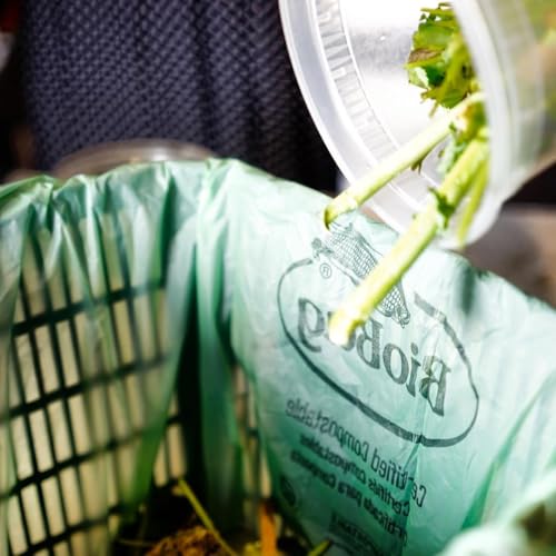 Countertop Kitchen Compost Bin & 25 Count 3 (3 Gallon/With Bin)