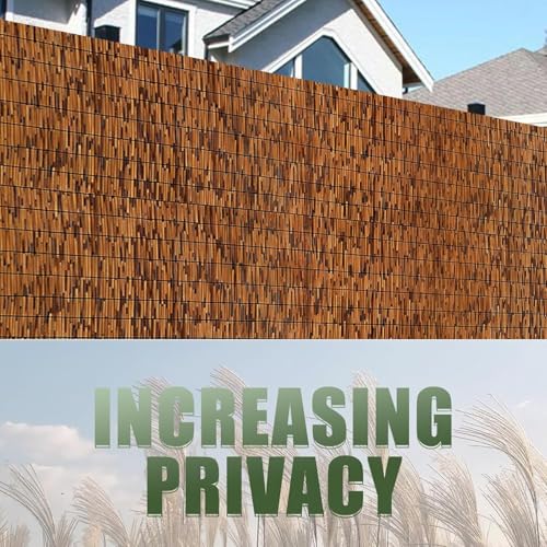 2 Pack Reed Bamboo Screen Fencing (4X6.6FT-2PACK)