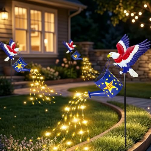 Solar Garden Lights (Eagle / 1 PACK)