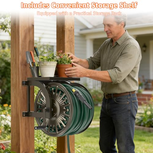 Wall Mount Garden Hose Reel