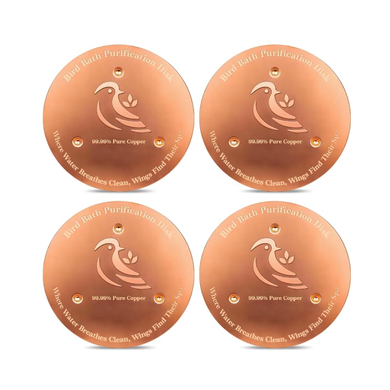 4 Pack Copper Disc for Bird Bath