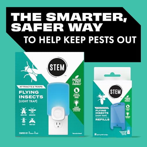 Flying Insect Indoor Trap (2 Devices + 2 Cartridges)