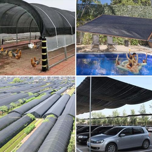 8x20 FT Shade Cloth with Grommets (8'x20' / 80-90% Shade)