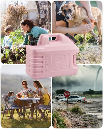 5 Gallon Camping Water Jug with Spigot (Blush Pink)