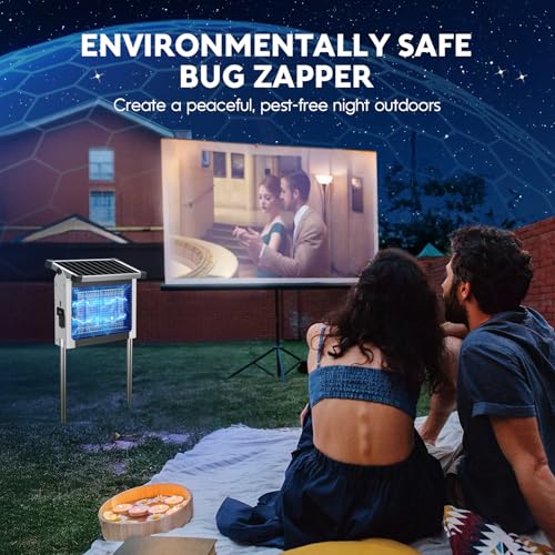 Solar Bug Zapper Outdoor (White)