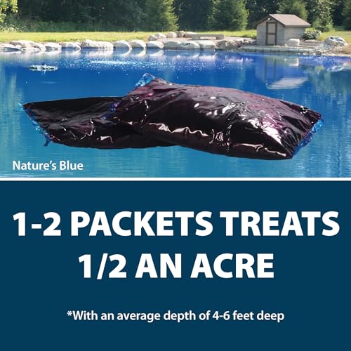 Nature's Blue Pond Dye Packets (Nature's Blue - 16 Packets)