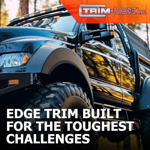 Edge Trim Fits 1 (25 Feet / Fits 1/2" Edge , 19/32" Leg Length, Dual Gripping Fingers)
