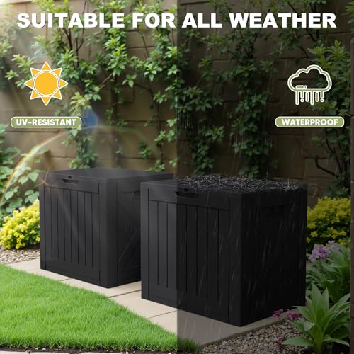 40 Gallon Resin Deck Box (Black / 40 Gallon)