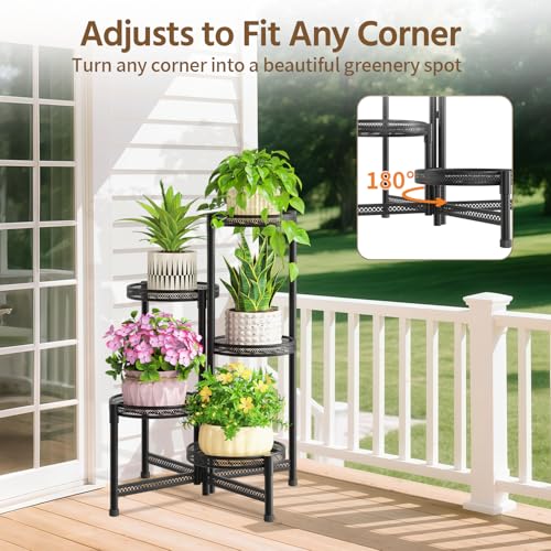 Plant Stand Indoor Outdoor Tall with 10 Inch Larger Tray