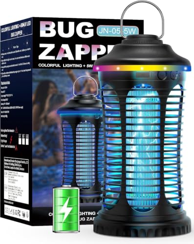 Rechargeable Bug Zapper Outdoor Indoor (L)