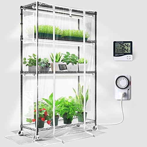 CX5Z Indoor Greenhouse with Grow Light (5000K-CX5Z / 35.4x13.8x59IN w/ Tent)