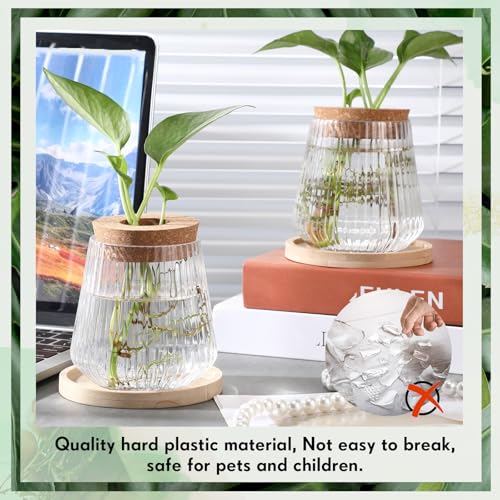 12 Pack Propagation Vases for Plants (Vertical Grain Style)