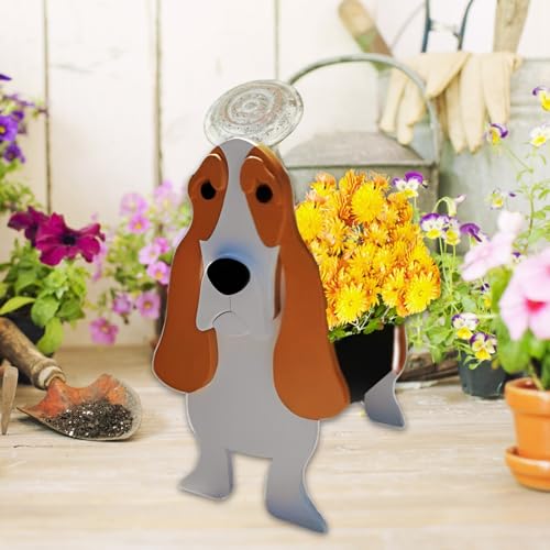 Basset Hound Dog Planter Pots