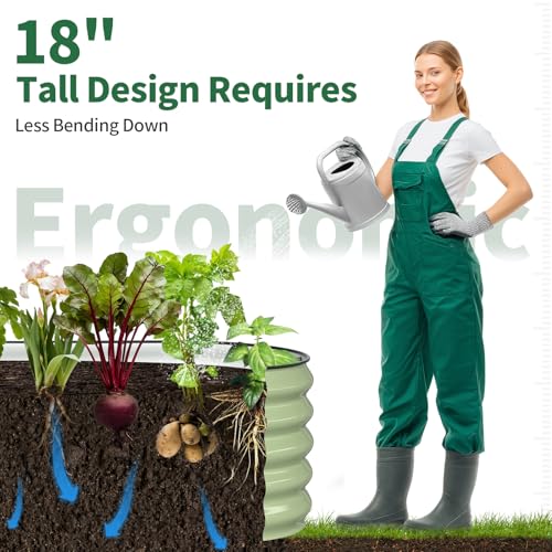 Raised Garden Bed (Fruit Green / 8x2x1.5FT)