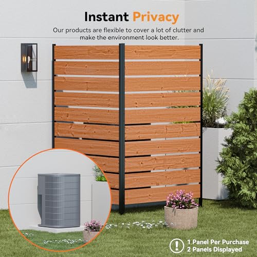 Modern Shade 5x3 Privacy Fence Panels (4320 sq inches)
