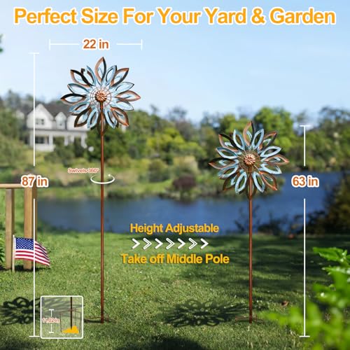 Solar Wind Spinners Outdoor