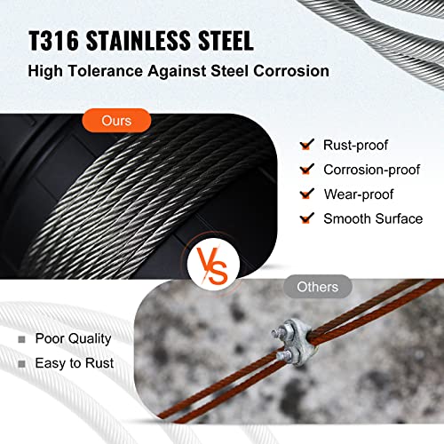3 16 Stainless Steel Wire Rope 500ft
