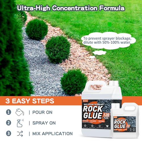 Rock Glue with Sprayer (1Gallon)