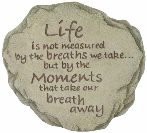Garden Décor Life Is Not Measured Stepping Stone (Life Is Not Measured)
