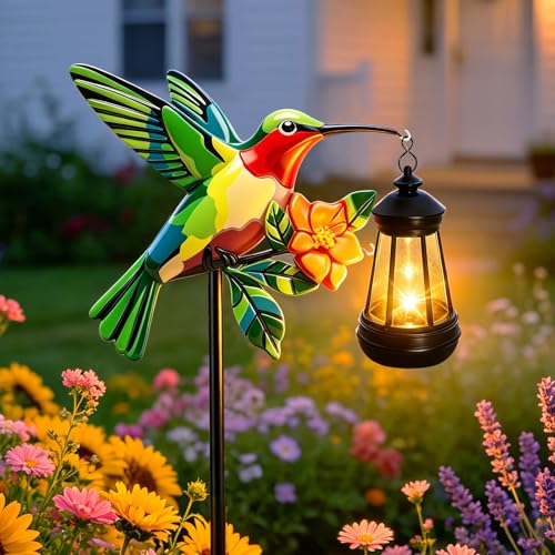 Hummingbird Solar Garden lights Outdoor Waterproof