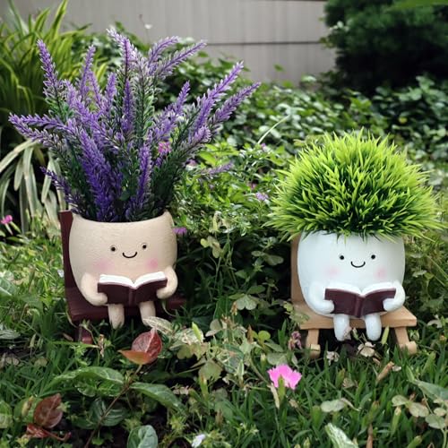 Funny Head Planters Face Pots