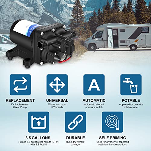 42 Series 12V RV Water Pump with Pressure Switch