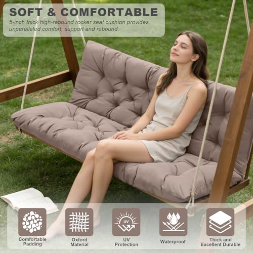 Porch Swing Cushions (Khaki / 40x 40 inches)