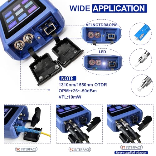 OTDR Optical Fiber Tester Mini (BLUE)