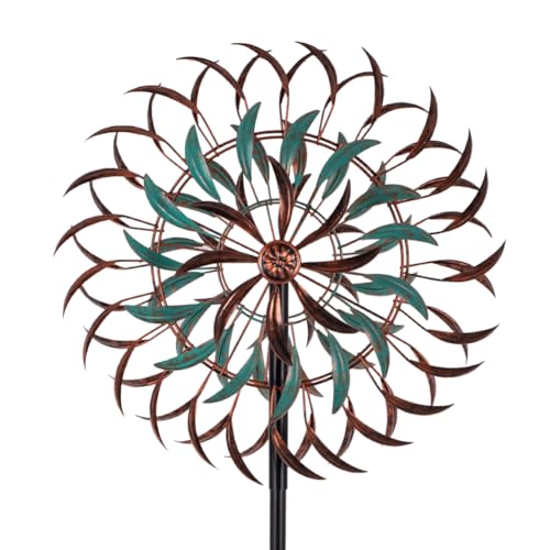 Large Metal Wind Spinners (Brown-6 Layers-20")