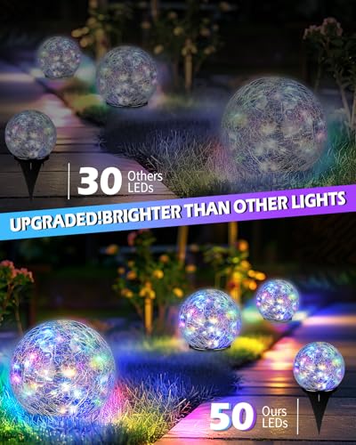 Garden Solar Ball Lights Outdoor Waterproof (4.7 Inch)