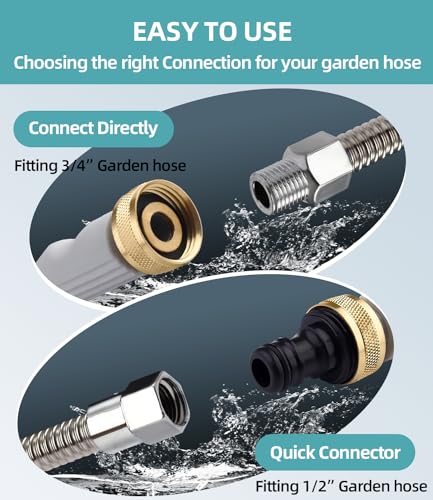 Jet Nozzle High Pressure Hose Nozzle (Gray / 18inch)