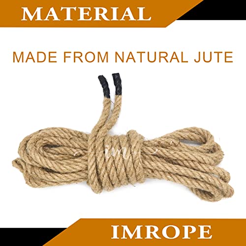 1 2 Inch Diameter Jute Rope (Natural Jute / 13mm x 25 Ft)
