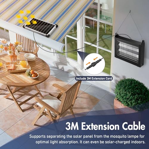 Solar Bug Zapper (White)