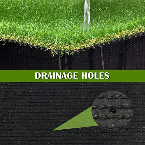 Artificial Grass Rug 7 FT x 73 FT Fake Faux Grass (73 Feet)