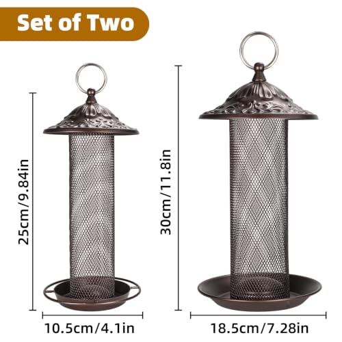 Nyjer Thistle Seeds Wild Bird Feeder (Bronze / 1Pack)