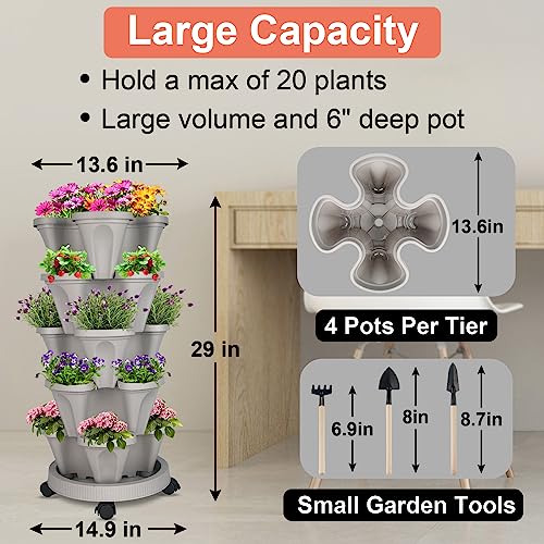 Vertical Planter Tower (2 Count)